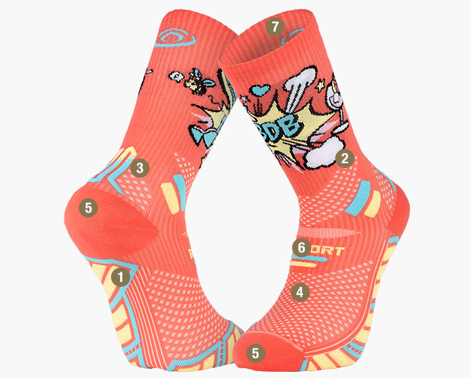 Trail Ultra High Collector DBDB Socks popgirl